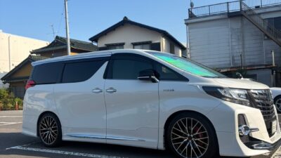 2015年アルファード30　設定しました　盗難防止付